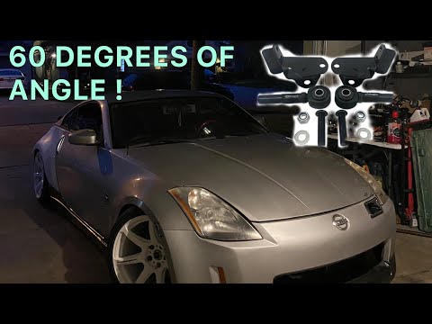 Gktech angle kit v3 350z install !