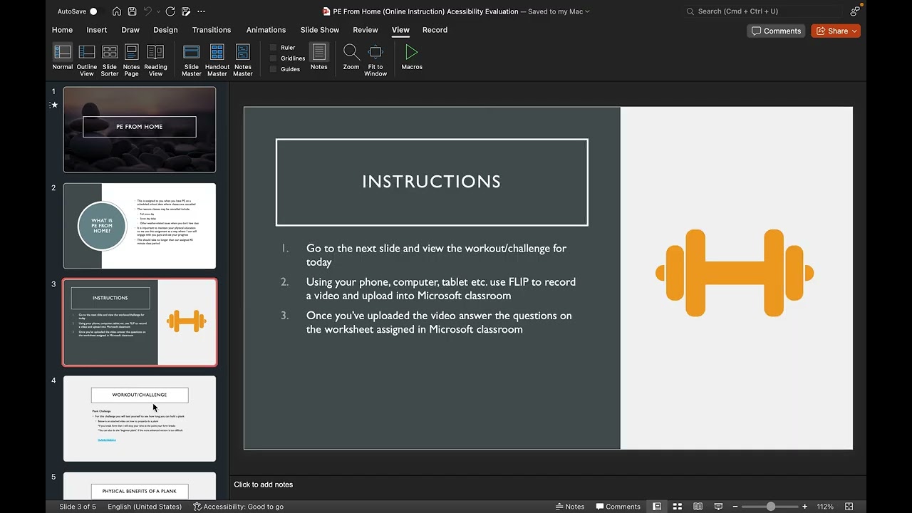 Powerpoint Resource Accesibility Evaluation