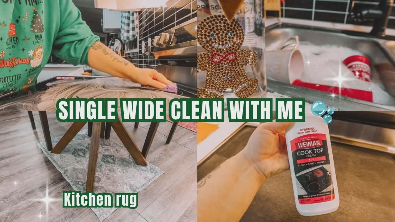 WINTER MOBILE HOME CLEAN WITH ME | SINGLE WIDE CLEANING MOTIVATION KIMI COPE