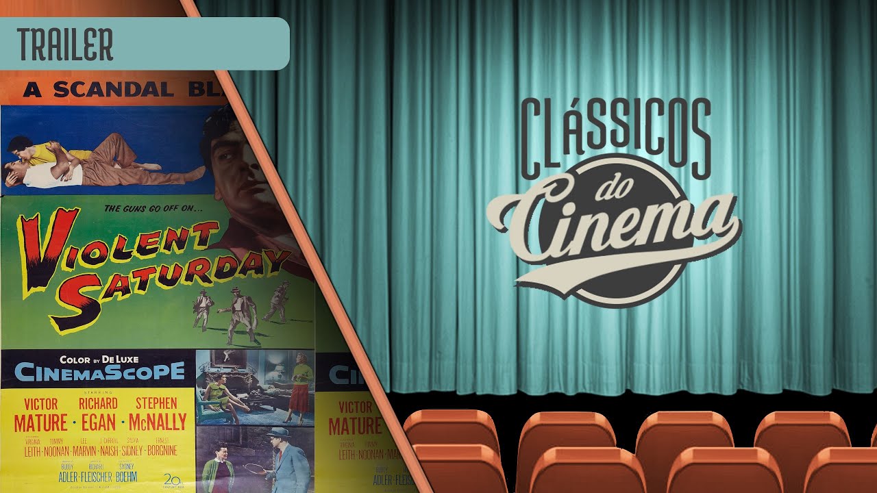 Miniature de la vidéo TRAILER - VIOLENT SATURDAY - UM SÁBADO VIOLENTO - 1955 du film Les Inconnus dans la ville