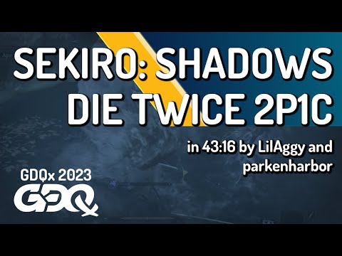 Sekiro: Shadows Die Twice 2p1c by LilAggy and parkenharbor in 43:16 - Games Done Quick Express 2023