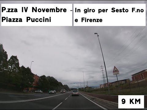 In giro per Sesto Fiorentino e Firenze | Piazza IV Novembre - Piazza Puccini