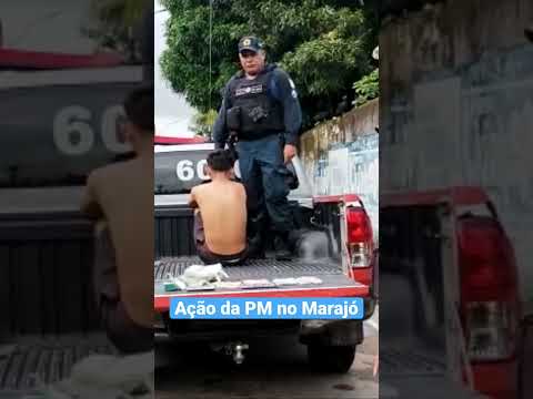 PM prende suspeito de tráfico em Muaná #muana #marajó