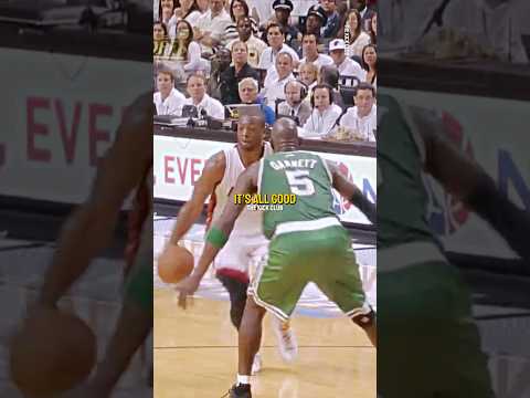 KG’s funny reaction to Wade’s euro step 😂
