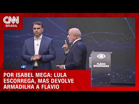 Análise: Lula escorrega no início, mas devolve armadilhas e empareda Flávio | LIVE CNN
