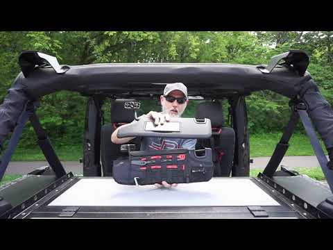 QMPARTS Jeep Wrangler Sun Visor Organizer - Let's get organized