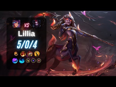 Lillia Jungle vs Elise - EUW LoL Challenger 13.14