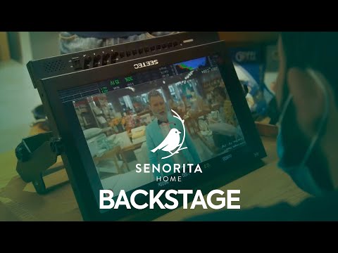 Процесс съемки рекламного ролика SENORITA HOME