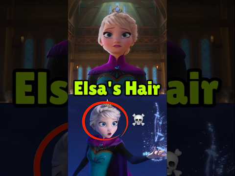 Elsa has a HIDDEN meaning in her hair in Frozen