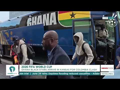 WATCH: Black Stars Arrive in Kansas City for Colombia World Cup Clash | Ghana News