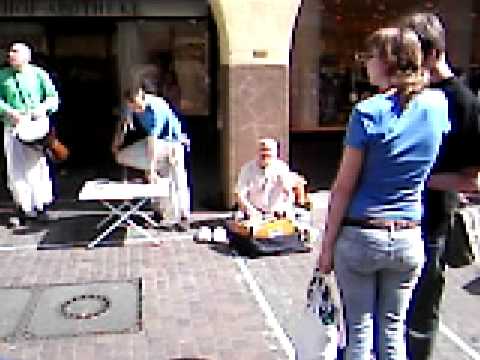 Freiburger Harinam mit Prithu Prabhu Teil 1