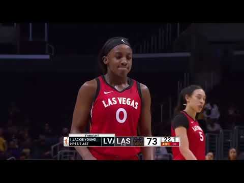 Last 30 seconds of Las Vegas Aces vs Los Angeles Sparks