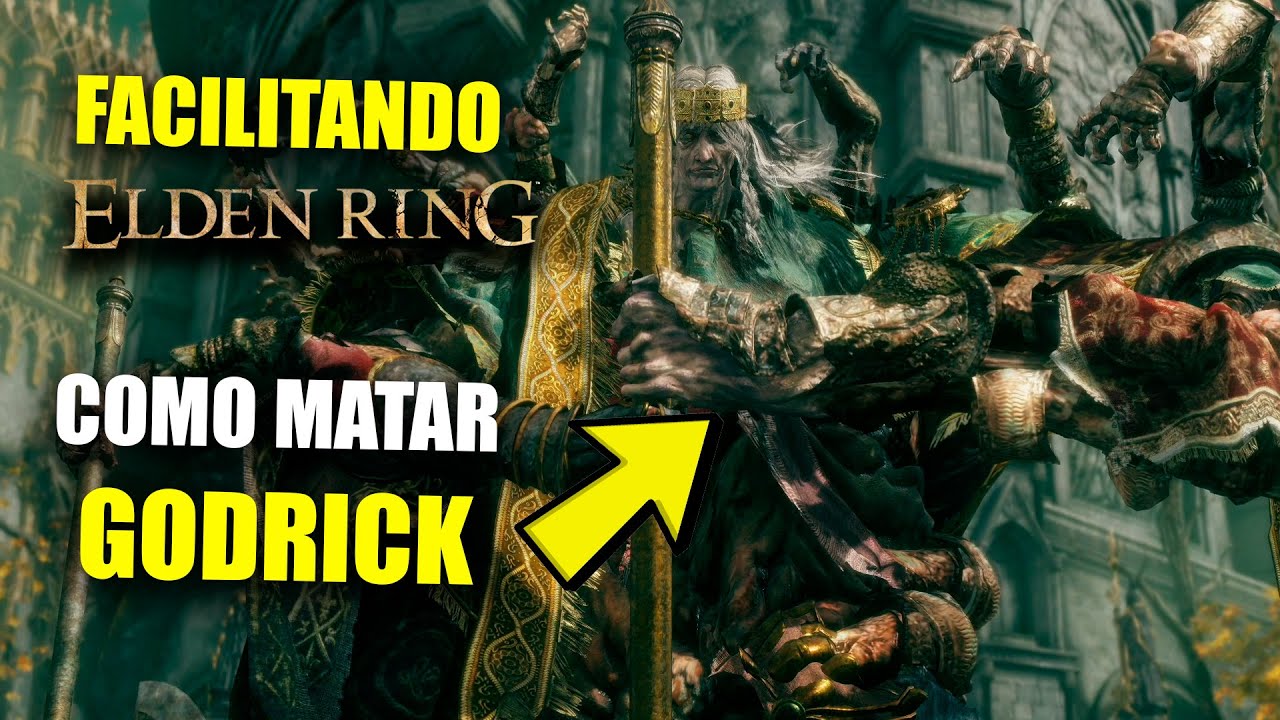 ELDEN RING MAIS FÁCIL   COMO DERROTAR GODRICK, LIBERAR GRANDE RUNA E GANHAR UM DRAGÃO PRA VOCE