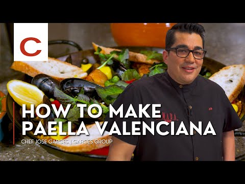 How to Make Paella Valencia | Chef Jose Garces | Tips & Techniques