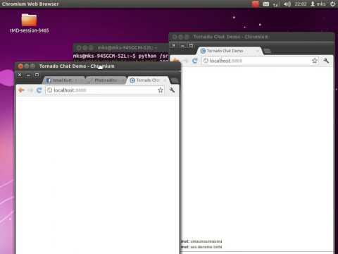 Python Tornado Websocket Demo