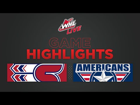 WHL Highlights: Chiefs (6) at Americans (7) OT – December 31, 2022