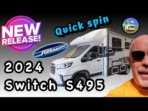 SUNLINER Switch S495 | Motorhome Tour | New Release 25ft | 2 Berth | Quick-spin