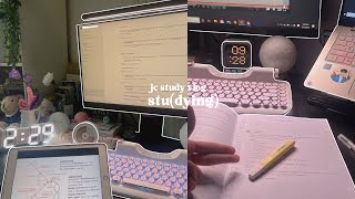 junior college productive study vlog singapore 🌸 | week in my life, lessons start, stu(dying)