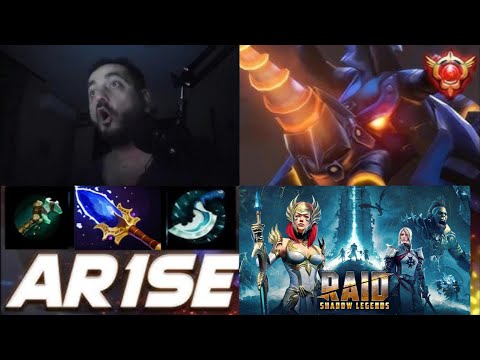 Ar1se Magnus Legendary Slick Plays WAWW Dota 2 Highlights And RAID !!