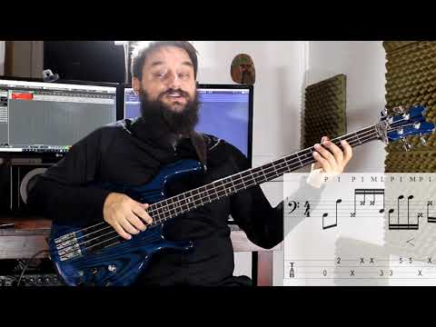 Video tutorial de bajo eléctrico. Slap. Nivel intermedio