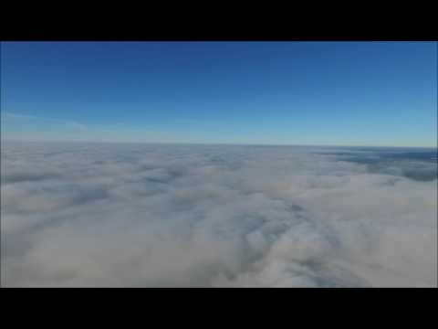 Behind the fog the sun shines