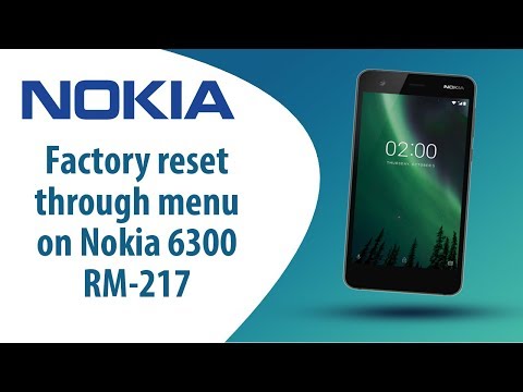 How to Factory Reset through menu on Nokia 6300 RM-217?