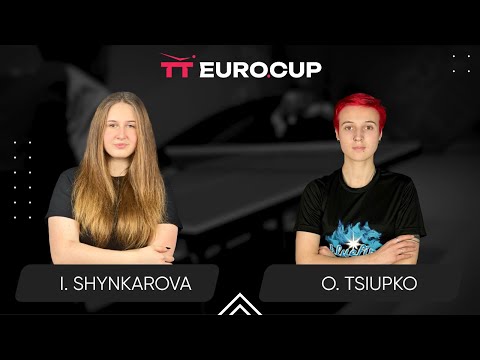 07:00 Iryna Shynkarova - Oleksandra Tsiupko 04.08.2025 TT Euro.Cup Women Ukraine Star. TABLE 4