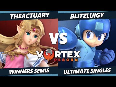 Vortex Legends 14 Winners Semis - TheActuary (Zelda) Vs. BlitzLuigy (Mega Man) SSBU Ultimate