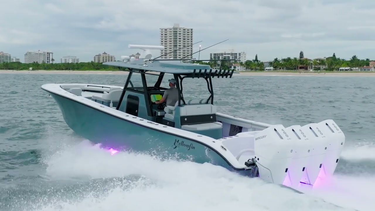 Custom-Built 39' Yellowfin - Impressive Features and Ready for Adventure