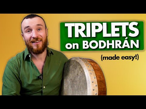 How to play TRIPLETS on BODHRÁN