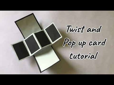 Twist and Pop-up card tutorial | DIY videos | Twist and Pop-up card for scrap books