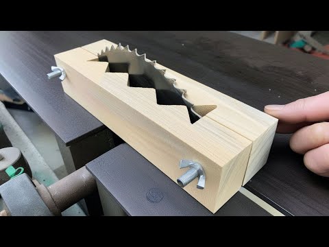 TOP 4 great ideas in this video |Circular saw makes multi-directional wood cuts |On a jointer planer