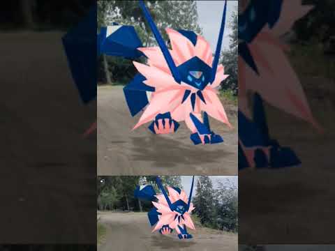 Necrozma melena crepuscular x2 haciendo una ruta en el río Bio Bío, Hualqui #pokemongo #necrozma