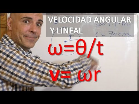 VELOCIDAD ANGULAR Y LINEAL