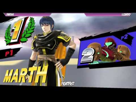 FightFest 2015 Smash for Wii U Lizardo vs  Darius
