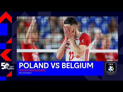 Poland vs. Belgium I Match Highlights 1/8 Finals I CEV EuroVolley 2023 Men