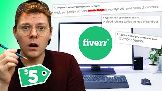 I made a FIVERR page & DRAW ANYTHING people want for $5!!