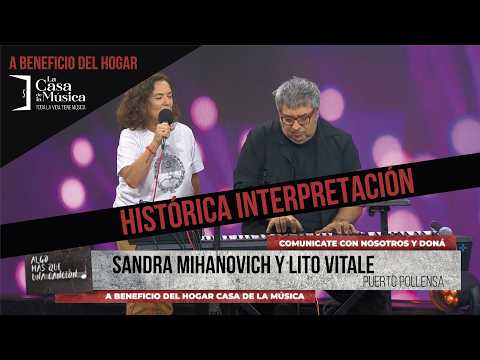 Puerto Pollensa (En Vivo) - Sandra Mihanovich y Lito Vitale | Beneficio Fundación Casa de la Música