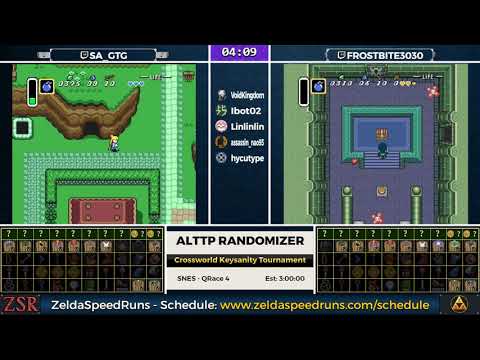 ALttPR Crossworld Keysanity Tournament - Qualification Race 4