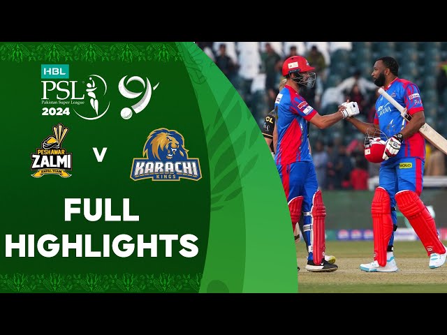 Full Highlights | Peshawar Zalmi vs Karachi Kings | Match 6 | HBL PSL 9 | M1Z2U