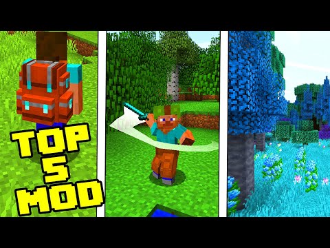 TOP 5 MOD MIGLIORI DI MINECRAFT ITA