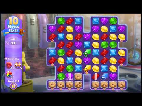 Wonka's World of Candy Level 228 - NO BOOSTERS + FULL STORY 🍫 | SKILLGAMING ✔️