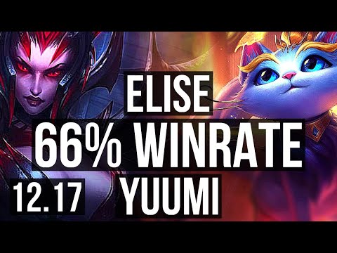 ELISE vs YUUMI (JNG) | 6/0/0, 66% winrate, Dominating | EUW Master | 12.17