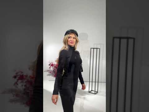 Теплое платье миди облегающее бежевое платье гольф с рукавом элегантное женское платье из ангоры ниже колен - фото 1 - id-p2027379746