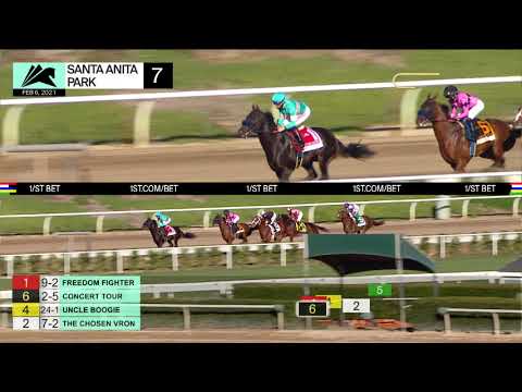 Concert Tour wins the Grade 2 San Vicente Stakes on February 6th, 2021 at Santa Anita Park.
