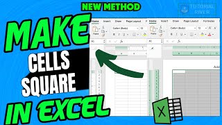 Excel square cells 2024 | How to make cells square in excel [ Quick& Easy ]