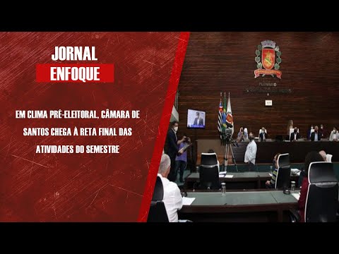 Em clima pré-eleitoral, Câmara de Santos chega à reta final das atividades