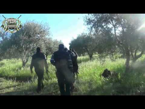 توجه عناصر لواء الصابرين للرباط على جبهة بلدة الطيحة شمال درعا