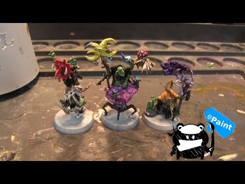 Spielebude Painting Tutorials - Boggleye, Scaremonger, Shroomancer - Malen mit Stefan