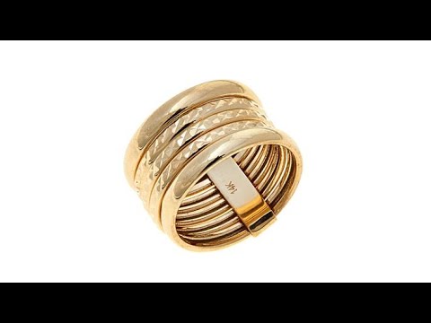 Passport to Gold 14K Yellow Gold 5Band Ring